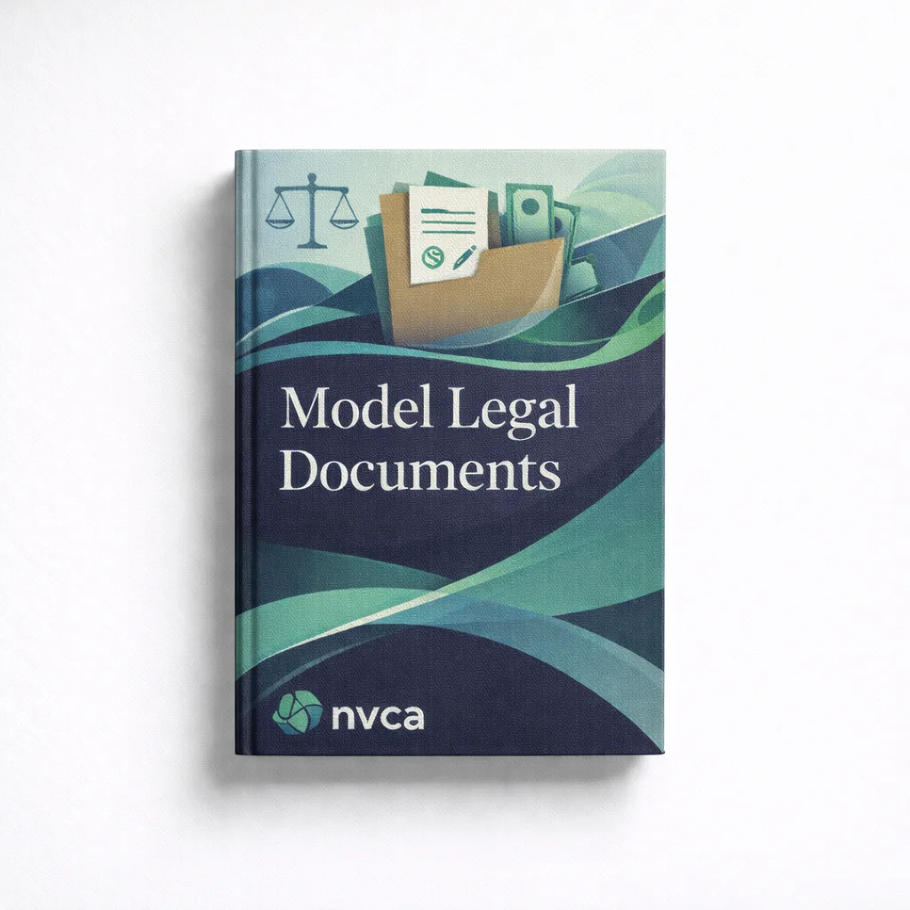 NVCA Model Legal Documents, investment firm website screenshot