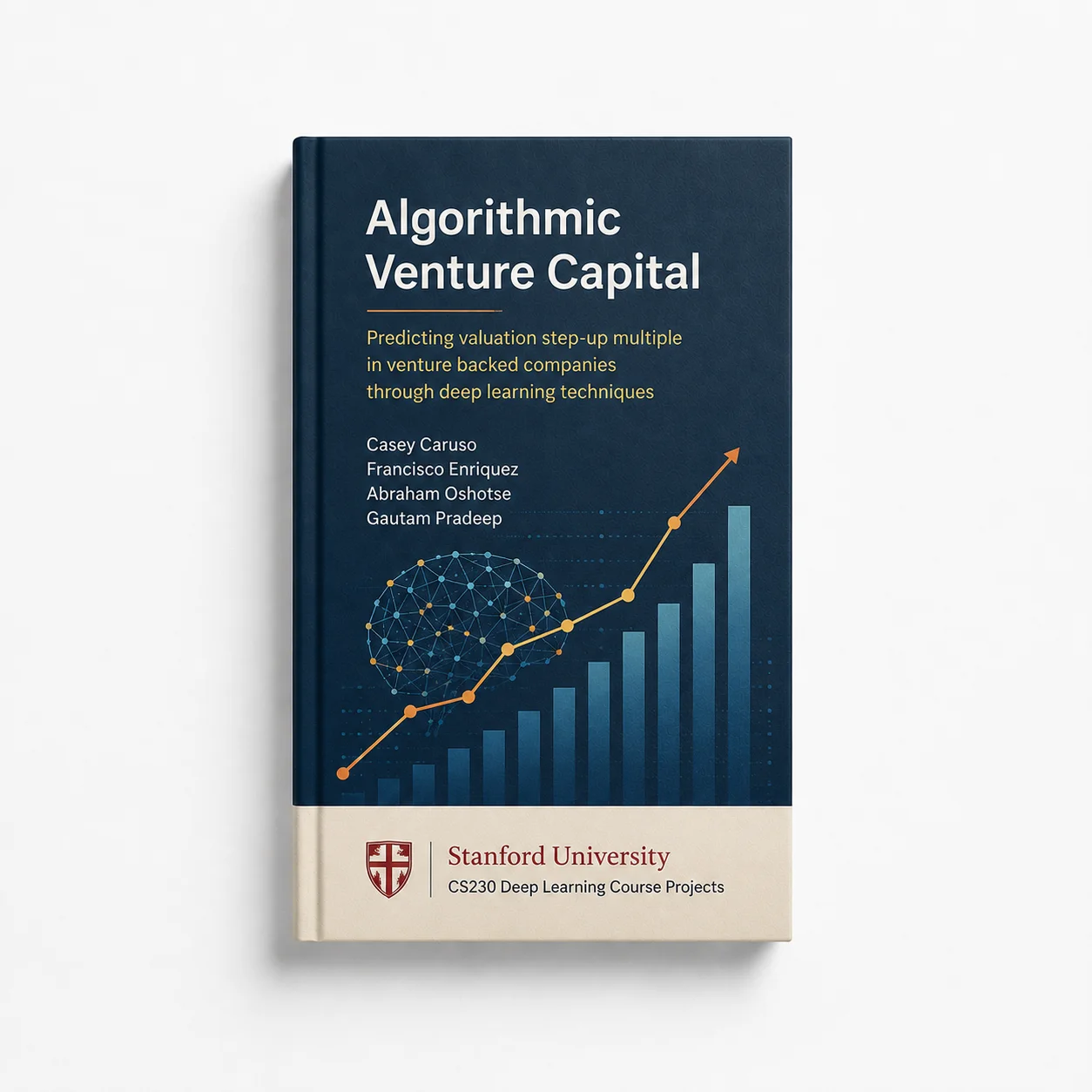 Algorithmic Venture Capital,Predicting valuation step-up multiple in venture backed companies through deep learning techniques, investment firm website screenshot